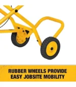 DEWALT Miter Saw Stand With Wheels (DWX726), Yellow