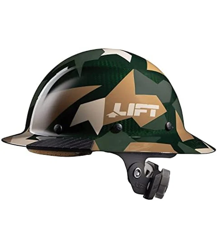 Lift Safety DAX Jungle Carbon Fiber Full Brim Hardhat