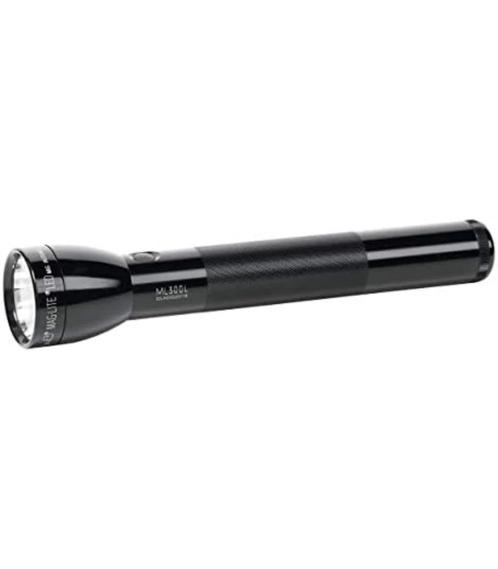 Maglite ML300L LED 3-Cell D Flashlight, Black