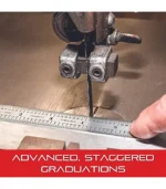 Starrett 6-Inch Spring-Tempered Steel Rule with Inch Graduations
