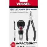 (USA Official) VESSEL Impact & Out Screwdriver & Screw Removal Kit