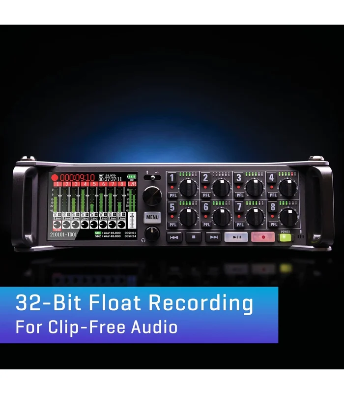 Zoom F8n Pro Multitrack Field Recorder